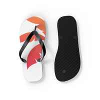 Orange Palm Flip Flops